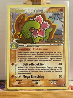 Meganie 4/101 Ex Dragon Frontiers Stamp Holo Deutsch Exc Pokemon - Image 1