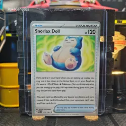 Snorlax Doll Paradox Rift Pokemon TCG 175/182 Scarlet & Violet SV04 Uncommon - Image 1