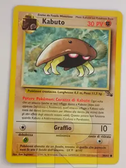 Kabuto R Fossil 50/62 R Comune R Pokemon R Unl Italiano R #Kabutoking R Good+ - Image 1