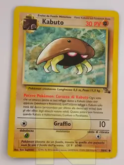 Kabuto R Fossil 50/62 R Comune R Pokemon R Unl Italiano R #Kabutoking R Good - Image 1