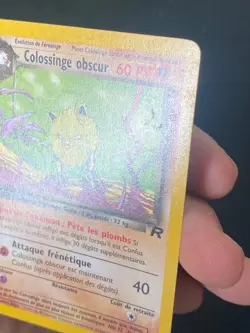 CARTE POKEMON COLOSSINGE OBSCUR 43/82 EDITION 1 FR UNCO WIZARDS TEAM ROCKET -EXC - Image 3
