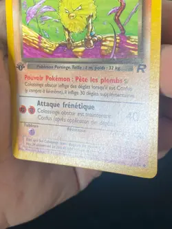CARTE POKEMON COLOSSINGE OBSCUR 43/82 EDITION 1 FR UNCO WIZARDS TEAM ROCKET -EXC - Image 4