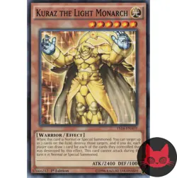 Yugioh Kuraz the Light Monarch YS14-ENA03 Common 1st Edition NM - Image 1
