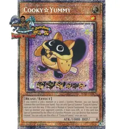 Yugioh! 1x Cooky☆Yummy JUSH-EN017 Starlight Rare 1st Ed NM - Image 1