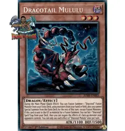 Yugioh! 1x Dracotail Mululu JUSH-EN005 Collector's Rare 1st Ed NM - Image 1