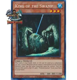 Yugioh! 1x King of the Swamp JUSH-EN046 Collector's Rare 1st Ed NM - Image 1