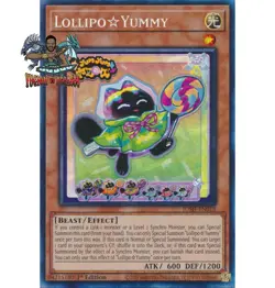 Yugioh! 1x Lollipo☆Yummy JUSH-EN018 Collector's Rare 1st Ed NM - Image 1