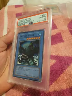 PSA 10 - YUGIOH - 2005 - TP7-EN003 - FORTRESS WHALE - SUPER RARE - Image 2