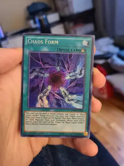 Yugioh Chaos Form MVP1-ENS08 1st Secret Rare - Image 1