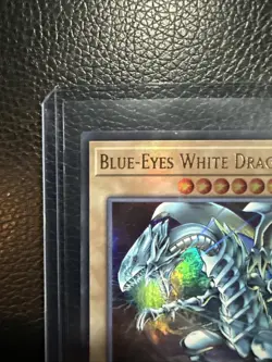 Blue-Eyes White Dragon (Version 3) LCKC-EN001 Ultra Rare Yugioh Alt Art Mint - Image 2