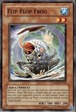 YUGIOH FLIP FLOP FROG COMMON UNLIMITED CRMS-EN029 - Image 1