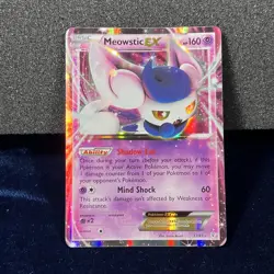 Meowstic EX 37/83 Ultra Rare NM Pokemon Card Generations Card NM - Image 1