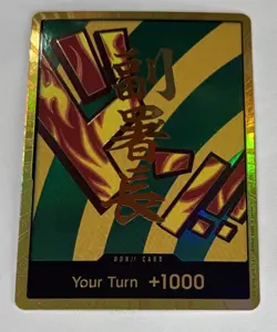 One Piece Card - HANNYABAL GOLD FRAME DON!! CARD PRB02 The Best Vol.2 English NM - Image 1