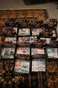One Piece TCG OP09 Bulk Booster Boxes X12 (No Hits or SRs) Approx. 2500 Cards! - Image 1