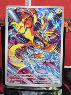 Pokemon TCG Zeraora Stellar Crown Holo Card 151/142 - Image 1