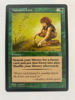 Nature's Lore Portal Second Age Regular Magic the Gathering MTG Card - Image 1