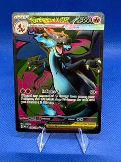 Mega Charizard X EX 109/094 Phantasmal Flames NM Pokemon Card TCG - Image 1