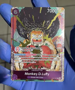 One Piece Monkey.D.Luffy BANDAI Card Games Fest 25-26 OP07-073 promo - Image 1