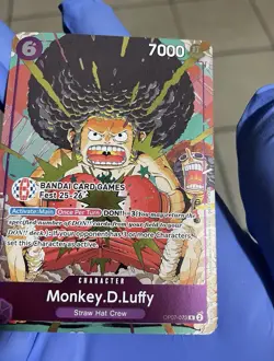 One Piece Monkey.D.Luffy BANDAI Card Games Fest 25-26 OP07-073 promo - Image 2