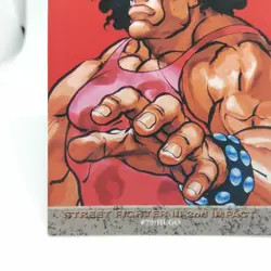 79 Hugo Street Fighter Ⅲ 2nd impact Card Dass Masters ALL CAPCOM WORLD 98 - Image 4