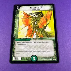 Duel Masters Trading Card Game Essence Elf 46/55 Creature Trading Card TCG - Image 1