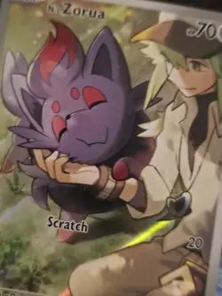 N's Zorua 189 SVP Journey Together Black Star Promo Holo Pokemon Card - Image 2