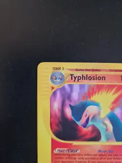 Lotto Carte Pokemon Typhlosion Expedition 65/165 Non Holo Rare Card Vintage Exc - Image 3