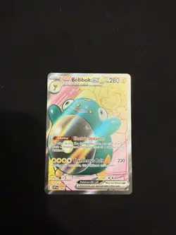 Pokemon TCG Iono's Bellibolt EX 194 Scarlet & Violet Promo Cards Full Art - Image 1