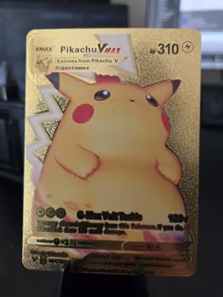 Pikachu Vmax Gigantamax Orange Foil Display Card 044/185 M/NM - Image 1