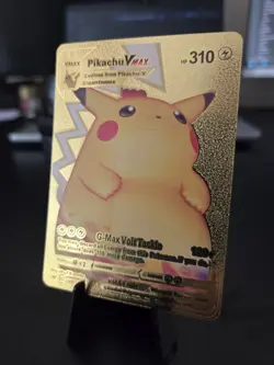 Pikachu Vmax Gigantamax Orange Foil Display Card 044/185 M/NM - Image 2