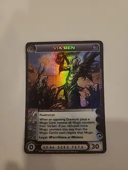 Vix'ben Super Rare Chaotic Card - Turn of the Tide - 1st Edition - Image 1