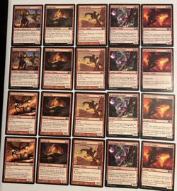 MTG 40-Card Deck Pack (Mono Red Dragons - Pumpable Aggro) | Just Add Lands - Image 1