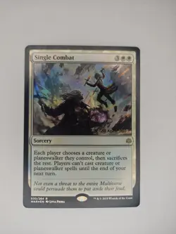 Single Combat War of the Spark Prerelease Promo - Image 1