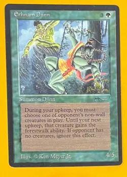 MTG ERHNAM DJINN Arabian Nights (OldManMTG 008-590) - Image 1