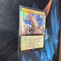 Mtg FOIL Plaza of Heroes (Extended Art) - Dominaria United + Bonus Foils - Image 3