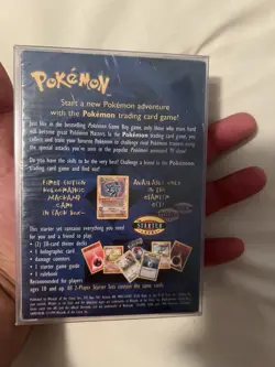 New Sealed 1999 Pokemon 2-Player Starter Set 1st Edition Machamp Pokemon Vintage 742818060479 - Image 2