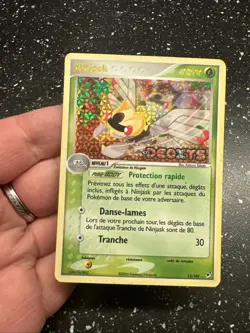Carte Pokemon Ninjask 13/107 Holo Reverse Stamp Ex Deoxys Gold Or Francais Vf Fr - Image 2