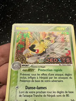 Carte Pokemon Ninjask 13/107 Holo Reverse Stamp Ex Deoxys Gold Or Francais Vf Fr - Image 3