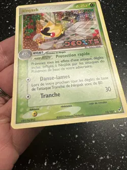 Carte Pokemon Ninjask 13/107 Holo Reverse Stamp Ex Deoxys Gold Or Francais Vf Fr - Image 5