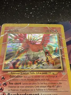 Carte Pokemon Ho-oh Holo Wizards Neo Revelation 7/64 Francais Vf Fr - Image 3