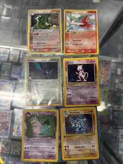 pokemon lot of 6 cards hp damaged - Image 1