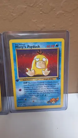 Lot Of 5 Vintage Pokemon Cards - 4 Are 1st Ed.! Gastly,Flareon,Magikarp & More! - Image 4
