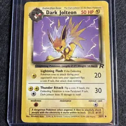 Dark Jolteon 38/82 Uncommon Team Rocket Pokemon Card 38/82 - Image 1