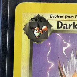 Dark Jolteon 38/82 Uncommon Team Rocket Pokemon Card 38/82 - Image 3