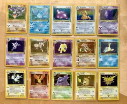 100% Complete Fossil Set 62/62 Original 1999 WOTC Pokemon Cards TCG - Image 4