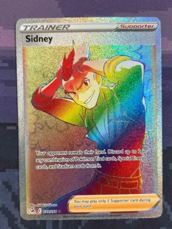 Sidney 279/264 Pokemon Fusion Strike Rare Rainbow Near Mint Card NM - Image 1