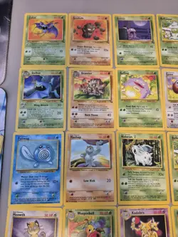 Pokemon TCG Zubat Fossil 57/62 Regular Unlimited Common 25 Card Lot Abra - Image 2