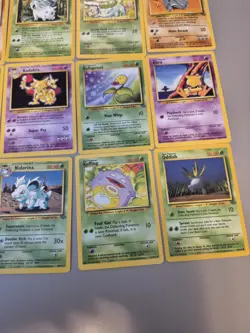 Pokemon TCG Zubat Fossil 57/62 Regular Unlimited Common 25 Card Lot Abra - Image 5