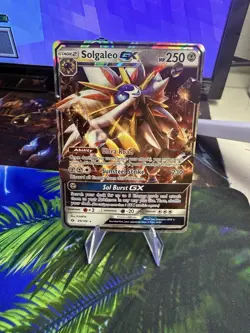 Pokemon TCG Solgaleo GX Holo Ultra Rare Card Sun & Moon Base Set 89/149 - Image 1