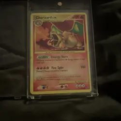Pokemon Charizard Card 76 Stage 2 Fire Type Regular Finish 120 HP 100 Attack - Image 1